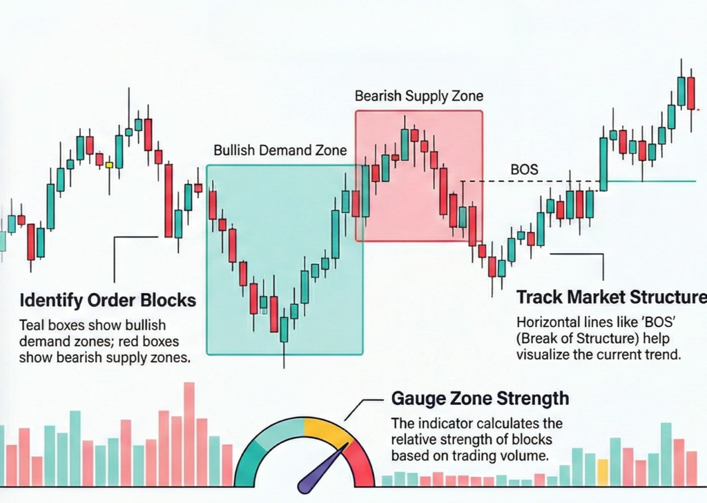 Price Action Volumetric Order Blocks
